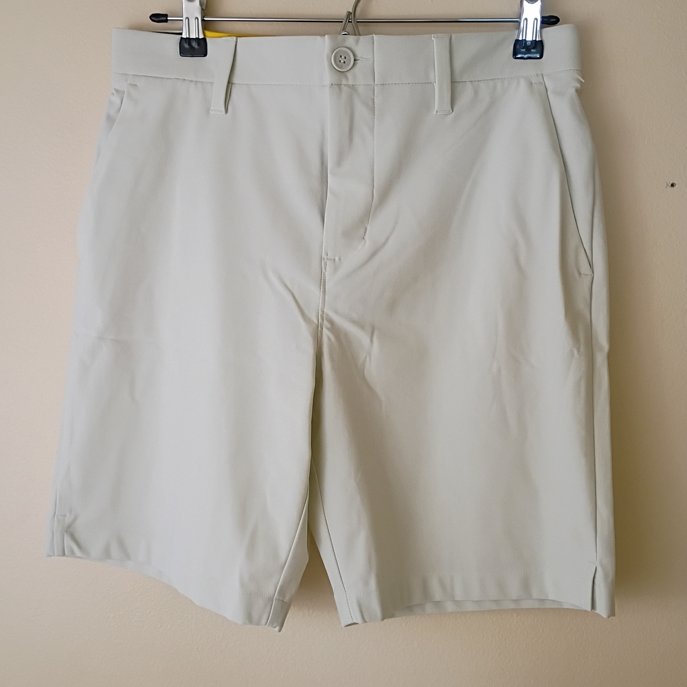 Under Armour Storm Curry Splash Water Repellent Shorts Almond Color -NWT Size 30